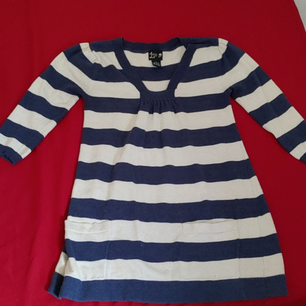 Long striped shirt